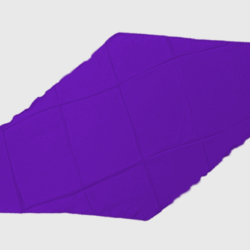 Diamond Cut Silk 18 inch (Purple) by Magic by Gosh-Trick