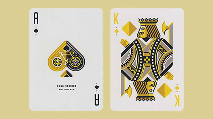 DKNG, Yellow Wheel Playing Cards by Art of Play - Image 3