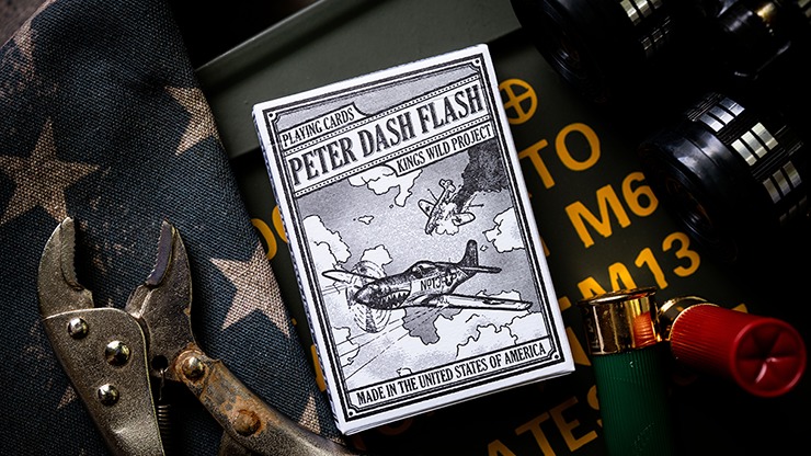 Peter Dash Flash - P51 Mustang Playing Cards by Kings Wild Project Inc.