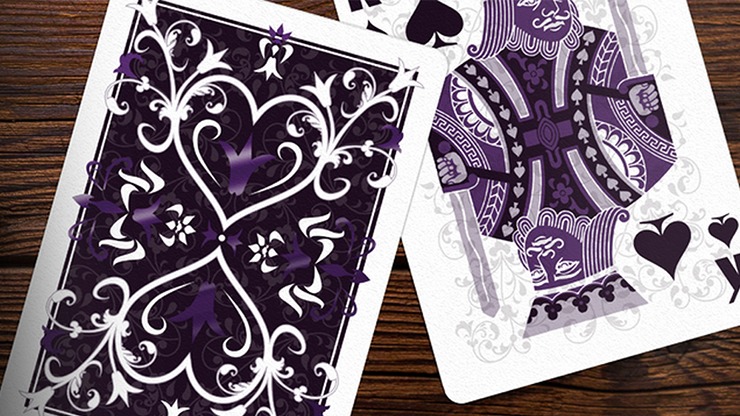 Purple Tulip Playing Cards Dutch Card House Company - Image 3