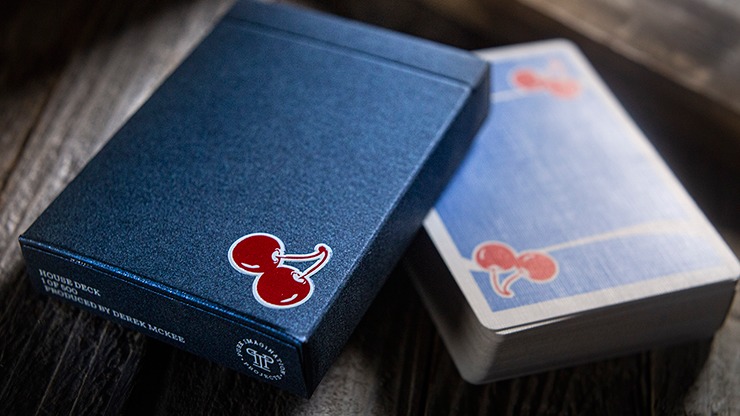 Cherry Casino House Deck Playing Cards, Tahoe Blue by Pure Imagination Projects - Image 2