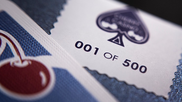 Cherry Casino House Deck Playing Cards, Tahoe Blue by Pure Imagination Projects - Image 3