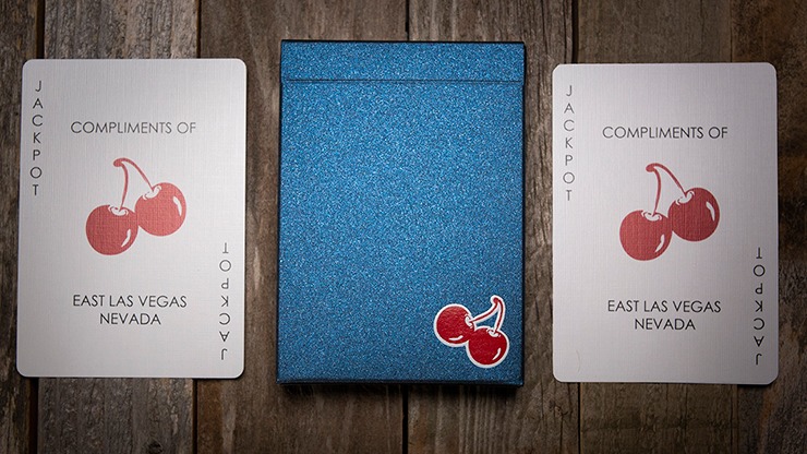 Cherry Casino House Deck Playing Cards, Tahoe Blue by Pure Imagination Projects - Image 6
