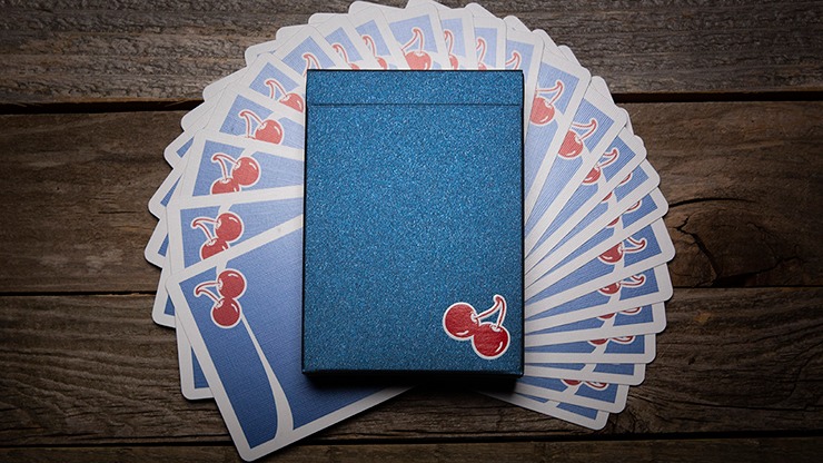 Cherry Casino House Deck Playing Cards, Tahoe Blue by Pure Imagination Projects