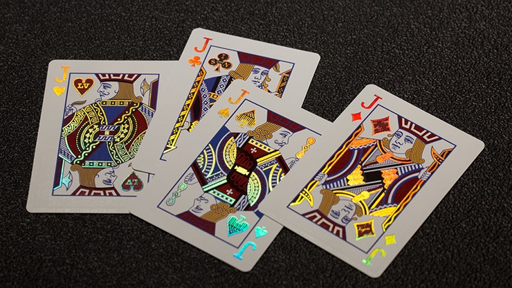 Vegas Diffractor Ultraviolet Numbered Playing Cards - Image 6