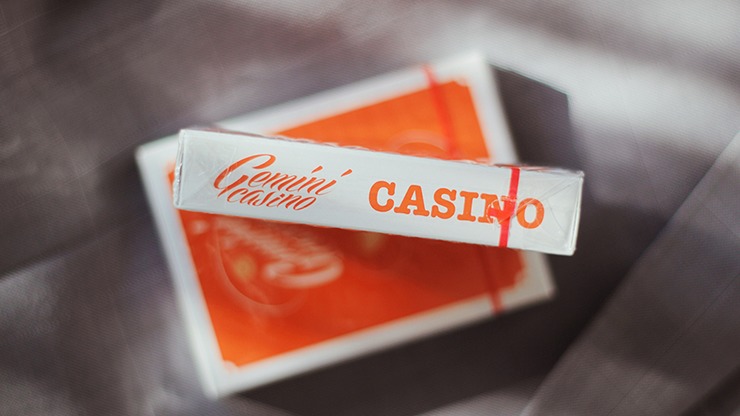 Gemini Casino 1975 Orange Playing Cards by Gemini - Image 6