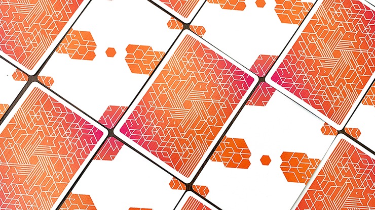Orange Bump Neon Playing Cards by US Card Magic Co - Image 2