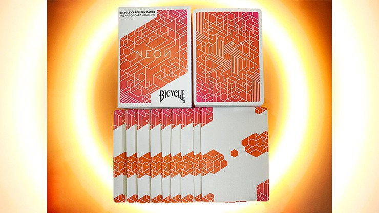 Orange Bump Neon Playing Cards by US Card Magic Co - Image 4