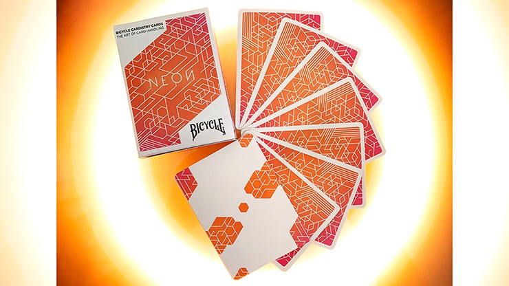 Orange Bump Neon Playing Cards by US Card Magic Co - Image 5