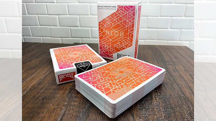 Orange Bump Neon Playing Cards by US Card Magic Co - Image 6
