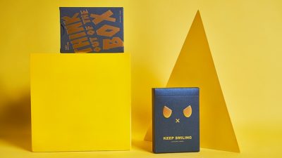 Keep Smiling Blue V2 Playing Cards by Bocopo - Image 2