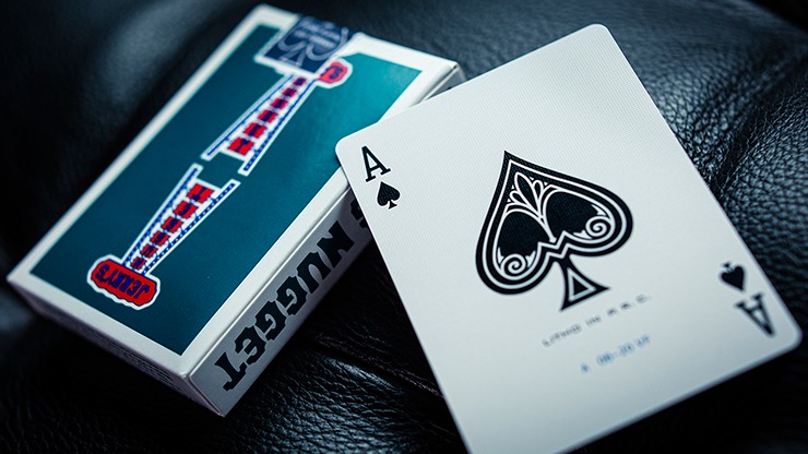 Vintage Feel Jerry's Nuggets, Aqua Playing Cards - Image 3
