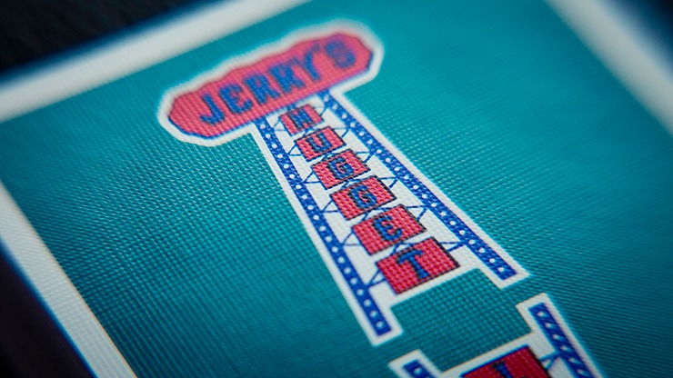 Vintage Feel Jerry's Nuggets, Aqua Playing Cards - Image 5