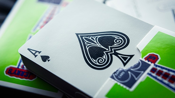 Vintage Feel Jerry's Nuggets, Green Playing Cards - Image 4