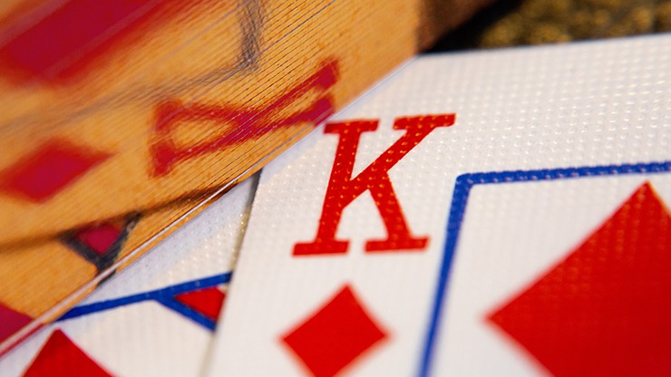 Gilded Vintage Feel Jerry's Nuggets, Orange Playing Cards - Image 3