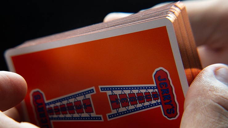 Gilded Vintage Feel Jerry's Nuggets, Orange Playing Cards - Image 4