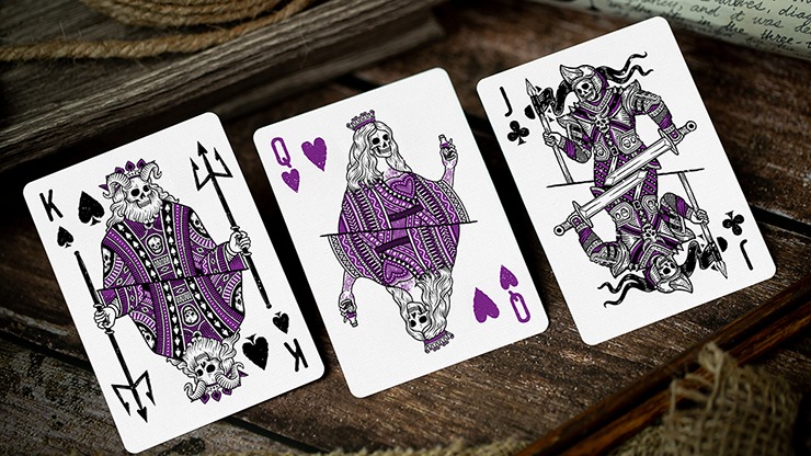 666 Purple Playing Cards by Riffle Shuffle - Image 3