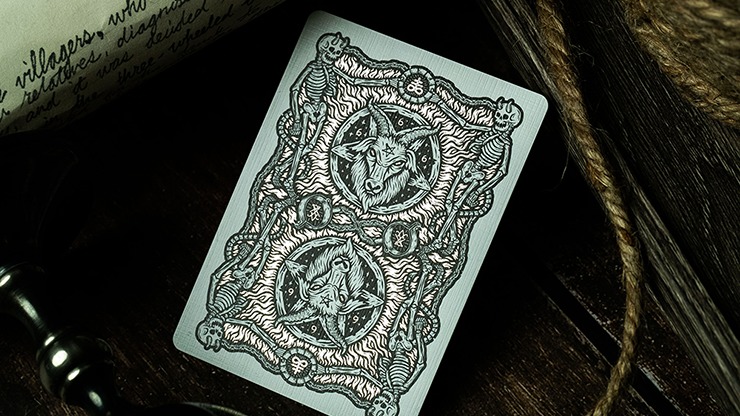 666 Dark Reserves, Silver Foil Playing Cards - Image 3