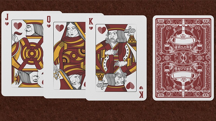 Hops & Barley, Deep Amber Ale Playing Cards by JOCU Playing Cards - Image 4