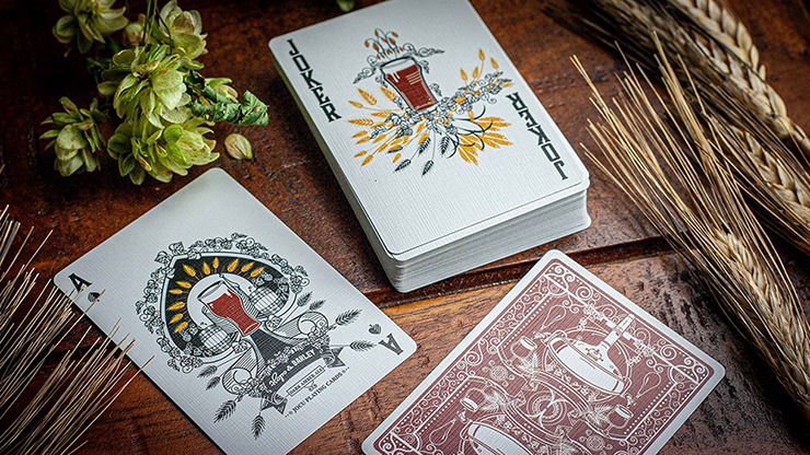 Hops & Barley, Deep Amber Ale Playing Cards by JOCU Playing Cards - Image 5