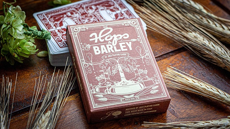 Hops & Barley, Deep Amber Ale Playing Cards by JOCU Playing Cards