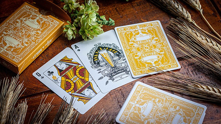 Hops & Barley, Pale Gold Pilsner Playing Cards by JOCU Playing Cards - Image 3