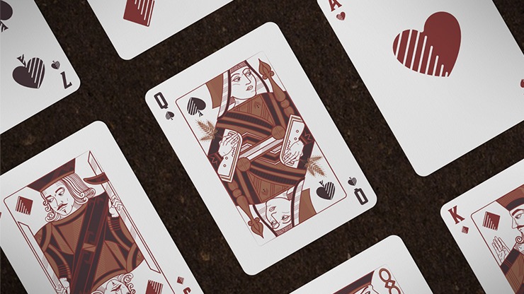 Hops & Barley, Copper Playing Cards by JOCU Playing Cards - Image 3