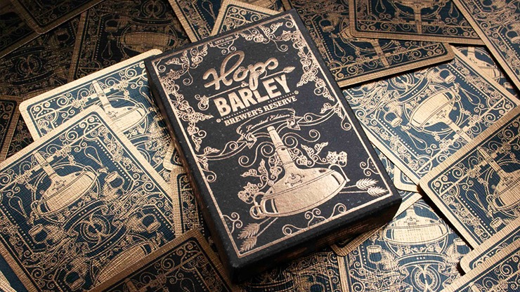 Hops & Barley, Copper Playing Cards by JOCU Playing Cards