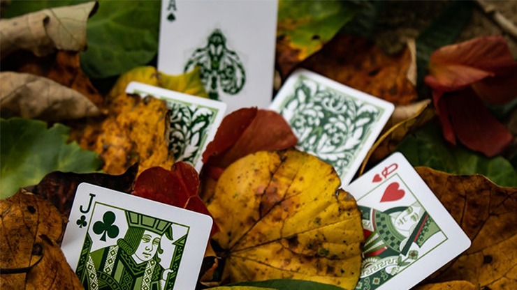 Leaves Collector's, White Playing Cards by Card House Company - Image 2