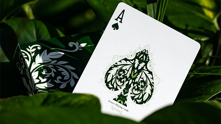 Leaves Collector's, White Playing Cards by Card House Company - Image 3