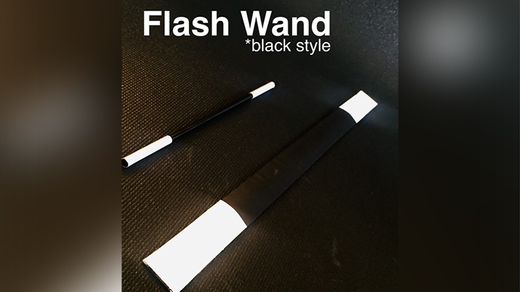 FLASH WAND, BLACK by Victor Voitko (Gimmick and Online Instructions)