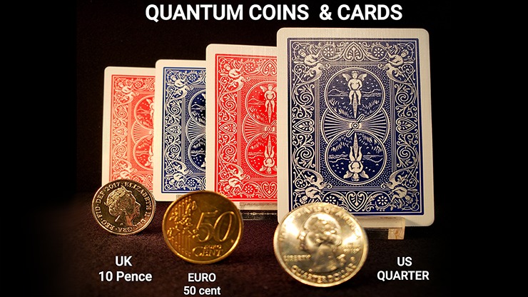 Quantum Coins, Euro 50 cent Blue Card Gimmicks and Online Instructions by Greg Gleason and RPR Magic Innovations - Image 6