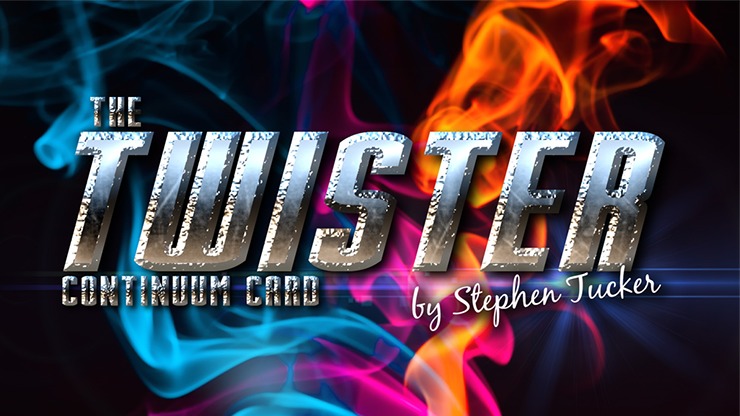 The Twister Continuum Card Red, Gimmick and Online Instructions by Stephen Tucker