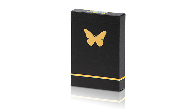 Limited Edition Butterfly Playing Cards, Black and Gold by Ondrej Psenicka - Image 2