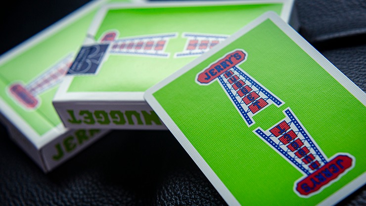 Modern Feel Jerry's Nuggets, Green Playing Cards