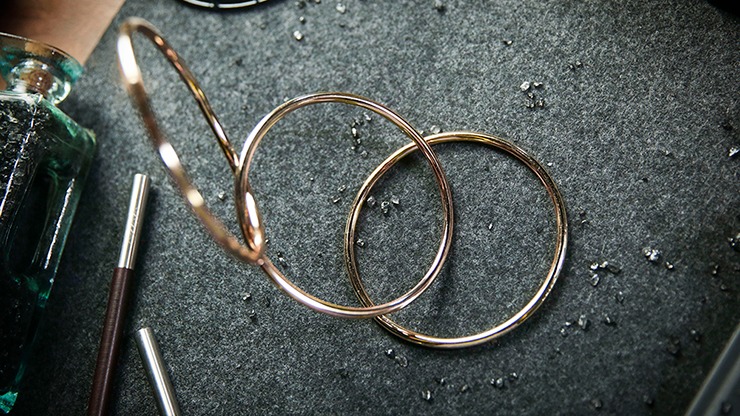 4 inch Linking Rings, Gold by TCC - Image 4