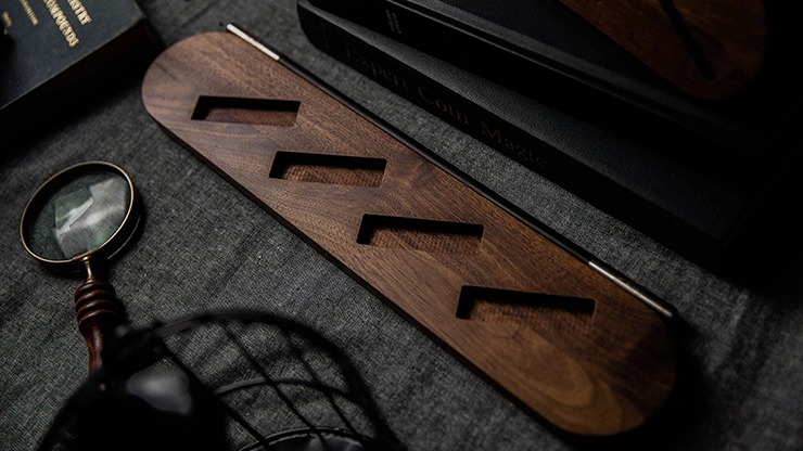 Wooden Sideways Card Magic Display Batten, Five Decks by TCC - Image 3