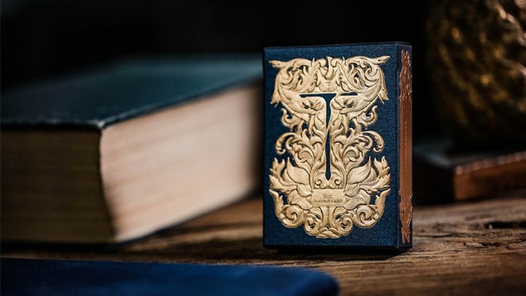 Luxury Sword T, Blue Playing Cards by TCC