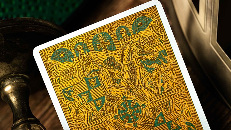 King Arthur, Emerald Saga Playing Cards by Riffle Shuffle - Image 3