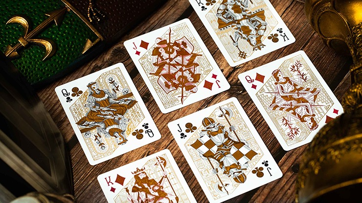 King Arthur, Emerald Saga Playing Cards by Riffle Shuffle - Image 4