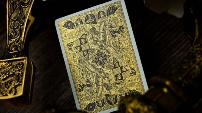 King Arthur Golden Knight, Foiled Edition Playing Cards by Riffle Shuffle - Image 3