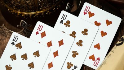King Arthur Golden Knight, Foiled Edition Playing Cards by Riffle Shuffle - Image 4