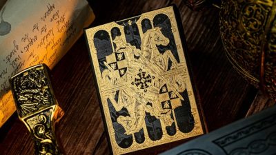 King Arthur Golden Knight, Foiled Edition Playing Cards by Riffle Shuffle - Image 6