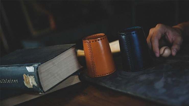 Leather Chop Cup with Balls, Black by TCC - Image 4