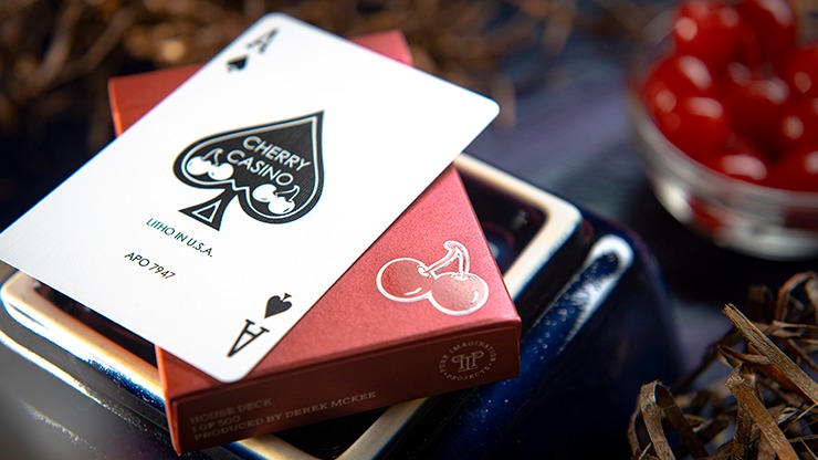 Cherry Casino House Deck Playing Cards, Reno Red by Pure Imagination Projects - Image 6