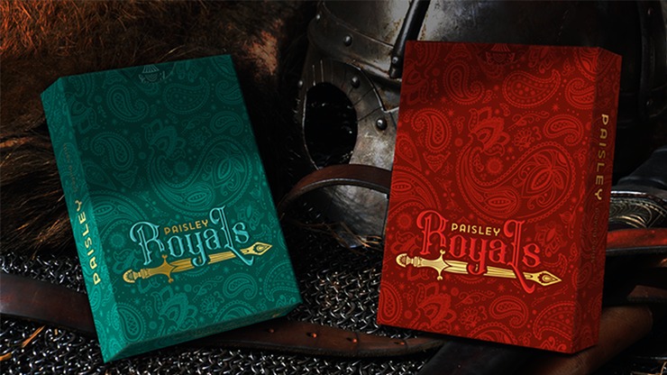 Paisley Royals, Teal Playing Cards by Dutch Card House Company - Image 5