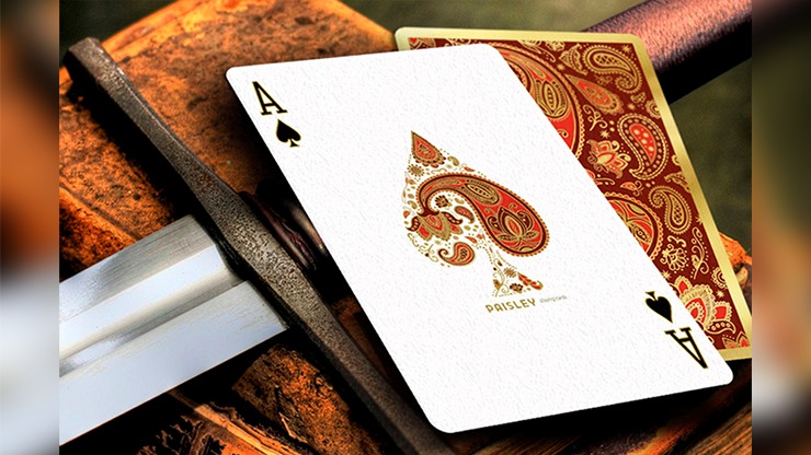 Paisley Royals, Red Playing Cards by Dutch Card House Company - Image 3