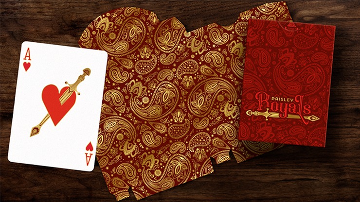 Paisley Royals, Red Playing Cards by Dutch Card House Company - Image 4