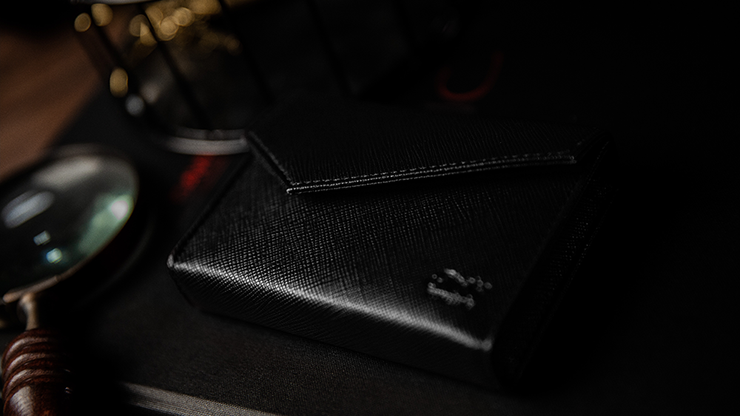 Luxury Leather Card Magic Carrier, Black by TCC - Image 3