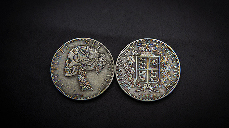 VICTORIA SKULL HEAD COIN by Men Zi Magic - Image 2